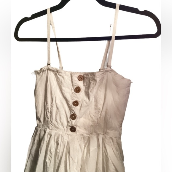 Free people Lilah Pleated Casual Bohemian Trendy Style Tube Midi Pockets Dress S - Picture 4 of 5